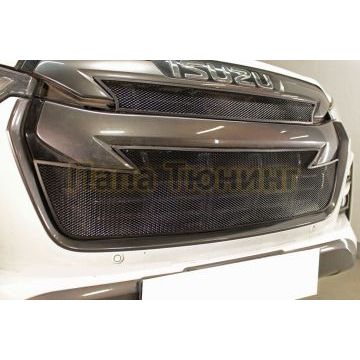 Защита радиатора Isuzu D-Max 2019- black низ
