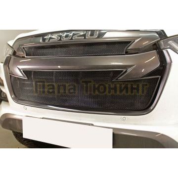 Защита радиатора Isuzu D-Max 2019- black низ