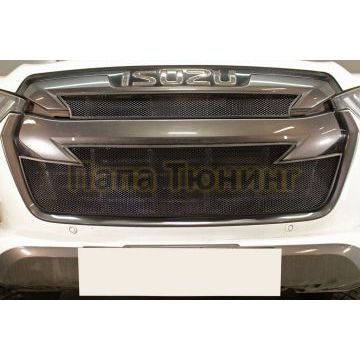 Защита радиатора Isuzu D-Max 2019- black низ