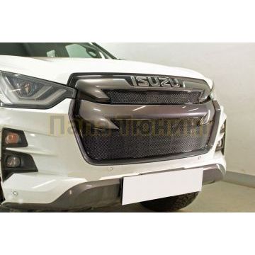 Защита радиатора Isuzu D-Max 2019- black низ PREMIUM