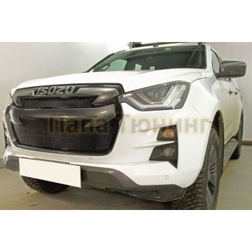 Защита радиатора Isuzu D-Max 2019- black низ PREMIUM