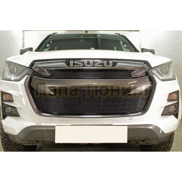 Защита радиатора Isuzu D-Max 2019- black низ PREMIUM