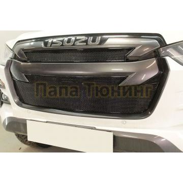 Защита радиатора Isuzu D-Max 2019- black низ PREMIUM
