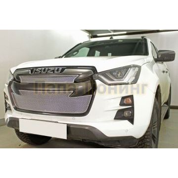 Защита радиатора Isuzu D-Max 2019- chrome низ PREMIUM