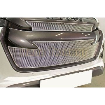 Защита радиатора Isuzu D-Max 2019- chrome низ PREMIUM