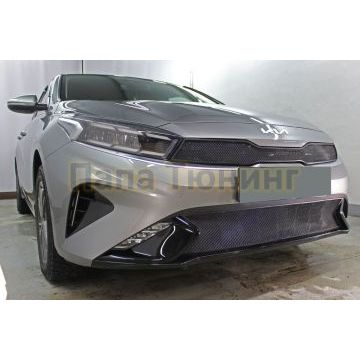 Защита радиатора KIA Cerato 2021- black низ