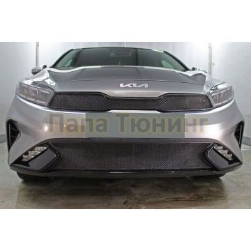 Защита радиатора KIA Cerato 2021- black низ