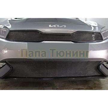 Защита радиатора KIA Cerato 2021- black низ