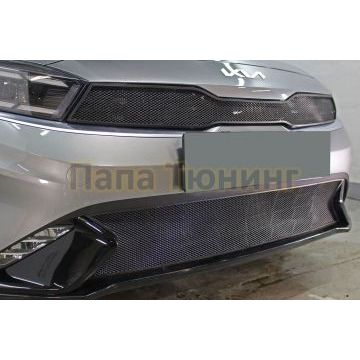 Защита радиатора KIA Cerato 2021- black низ