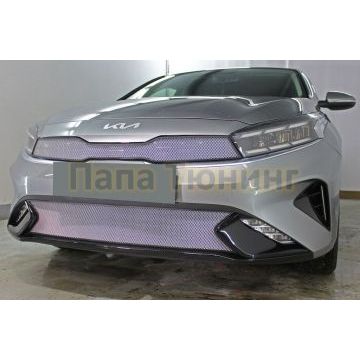 Защита радиатора KIA Cerato 2021- chrome низ