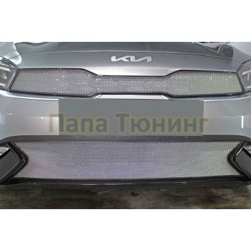 Защита радиатора KIA Cerato 2021- chrome низ
