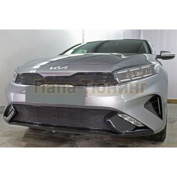 Защита радиатора KIA Cerato 2021- black низ PREMIUM