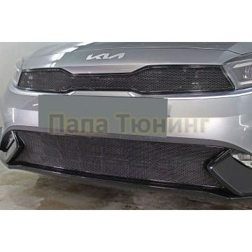 Защита радиатора KIA Cerato 2021- black низ PREMIUM