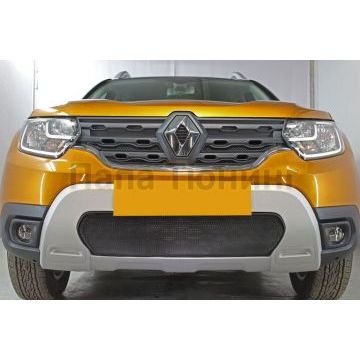Защита радиатора Renault Duster 2021- black низ