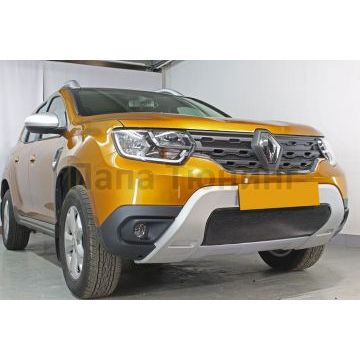 Защита радиатора Renault Duster 2021- black низ
