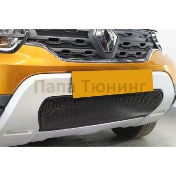 Защита радиатора Renault Duster 2021- black низ