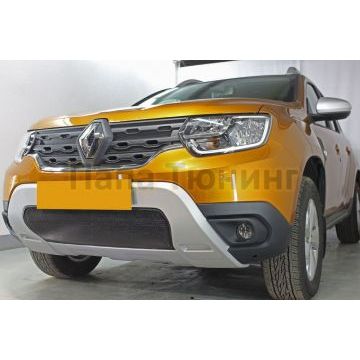 Защита радиатора Renault Duster 2021- black низ