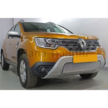 Защита радиатора Renault Duster 2021- chrome низ