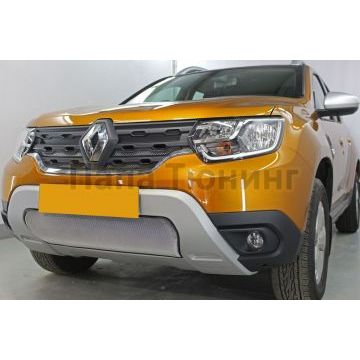 Защита радиатора Renault Duster 2021- chrome низ