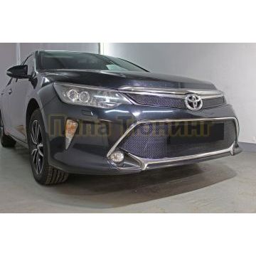 Защита радиатора Toyota Camry XV50/XV55 2017-2018 black низ PREMIUM