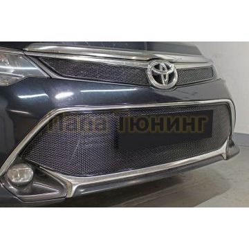 Защита радиатора Toyota Camry XV50/XV55 2017-2018 black низ PREMIUM