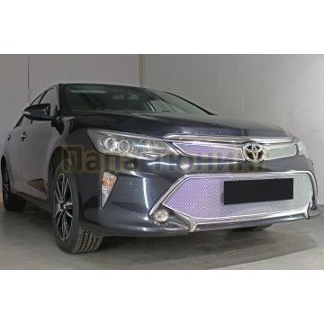 Защита радиатора Toyota Camry XV50/XV55 2017-2018 chrome низ PREMIUM