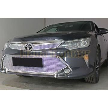 Защита радиатора Toyota Camry XV50/XV55 2017-2018 chrome низ PREMIUM