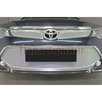Защита радиатора Toyota Camry XV50/XV55 2017-2018 chrome низ PREMIUM