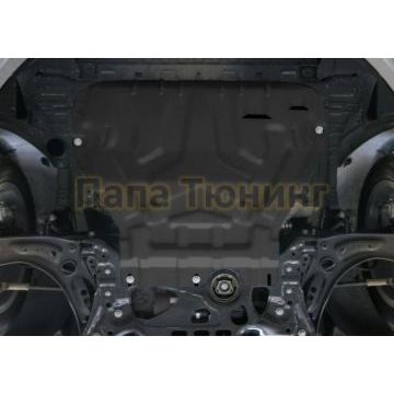 Защита картера + КПП Сталь AutoMax для Skoda Octavia, V - 1.4; 1.8; 1.6 2017-2020/Skoda Octavia, V - 1.4; 1.8; 1.6; кроме Webasto 2013-2017