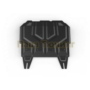 Защита картера + КПП Сталь AutoMax для Citroen C4 Aircross, V - 1.6; 2.0 2012-2016/Citroen C-Crosser, V - 2.2d; 2.4 2007-2013/Mitsubishi ASX, V - 1.6 2019-/Mitsubishi ASX, V - все 2010-2019/Mitsubishi Lancer X, V - 1.5; 1.8; 2.0 2007-2016/Mitsubishi Outlander XL, V - 2.0; 2.4 2007-2012/Peugeot 4007, V - 2.0; 2.4 2007-2012/Peugeot 4008, V - 2.0 2012-2015