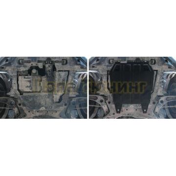 Защита картера + КПП Сталь AutoMax для Citroen C4 Aircross, V - 1.6; 2.0 2012-2016/Citroen C-Crosser, V - 2.2d; 2.4 2007-2013/Mitsubishi ASX, V - 1.6 2019-/Mitsubishi ASX, V - все 2010-2019/Mitsubishi Lancer X, V - 1.5; 1.8; 2.0 2007-2016/Mitsubishi Outlander XL, V - 2.0; 2.4 2007-2012/Peugeot 4007, V - 2.0; 2.4 2007-2012/Peugeot 4008, V - 2.0 2012-2015