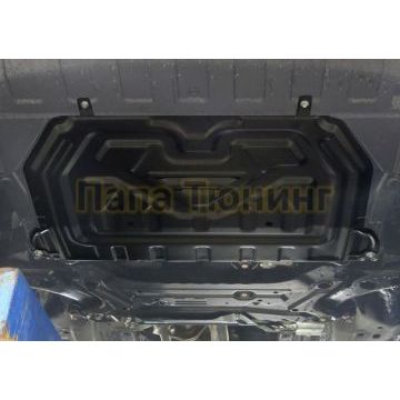 Защита картера + КПП Сталь AutoMax для Mitsubishi Outlander, V - 2.0; 2.4 2018-/Mitsubishi Outlander, V - 2.0; 2.4; 3.0 2015-2018/Mitsubishi Outlander, V - 2.0; 2.4; 3.0 2012-2015