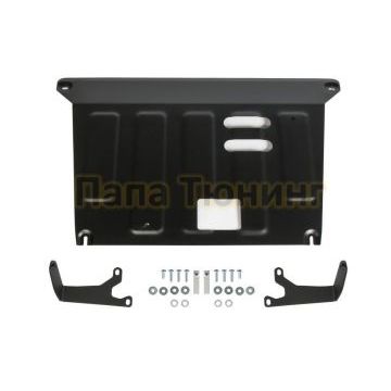 Защита картера + КПП Сталь AutoMax для Kia Seltos, V - 2.0; полный привод/1.6 (123 л.с.) передний привод 2020-/Kia Soul, V - 1.6; 1.6t; 2.0 2019-