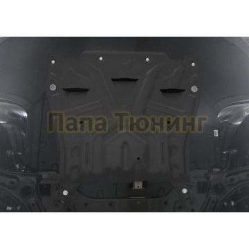 Защита картера + КПП Сталь AutoMax для Kia Optima, V - 2.0(150л.с.) АКПП; 2.4(188л.с.) 2018-2020/Kia Optima, V - 2.0(150л.с.); 2.4(188л.с.); 2.0T(245л.с.) 2016-2018