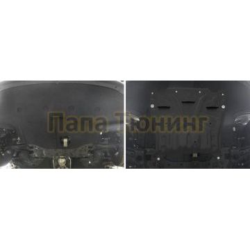 Защита картера + КПП Сталь AutoMax для Kia Optima, V - 2.0(150л.с.) АКПП; 2.4(188л.с.) 2018-2020/Kia Optima, V - 2.0(150л.с.); 2.4(188л.с.); 2.0T(245л.с.) 2016-2018