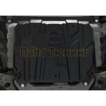 Защита картера + КПП Сталь AutoMax для Hyundai Solaris, V - 1.4; 1.6 2011-2016/Kia Rio, V - все 2011-2017