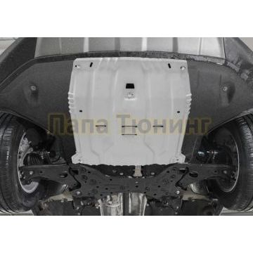 Защита картера + КПП Алюминий AutoMax для Hyundai Santa Fe, V - 2.2d; 2.4; 3.5 2018-2021/Hyundai Tucson, V - 1.6; 1.6T (177л.с.); 2.0; 2.0d 2015-2018/Hyundai Tucson, V - 1.6T-GDI (177л.с.); 2.0; 2.0d; 2.4 2018-2021/Kia Sorento Prime, V - 2.2d; 2.4; 3.5 2018-2020/Kia Sorento Prime, V - 2.4; 2.2d; 3.3 2015-2017/Kia Sportage, V - 1.6T(177hp); 2.0; 2.0d 2016-2018/Kia Sportage, V - 2.0; 2.0d; 2.4 2018-2021