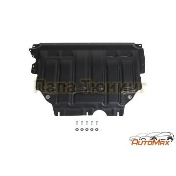 Защита картера + КПП Сталь AutoMax для Audi A3, V - 1.2; 1.4; 1.8; привод - все 2012-2016/Audi A3, V - 1.4 2016-/Seat Leon, V - 1.2 2013-2014/Skoda Octavia, V - 1.4; 1.6; Увеличенная 2020-/ Skoda Superb, V - 1.4; 1.8; 2.0 2015-2019/Skoda Superb, V - 2.0 2019-/Volkswagen Arteon, V - 2.0 2020-/Volkswagen Golf, V - 1.2; 1.4 (122л.с.) 2012-2016/Volkswagen Golf, V - 1.2; 1.4 (122л.с.) 2016-/Volkswagen Jetta, V - 1.4; 1.6 2020-/Volkswagen Passat, V - 1.4; 1.8; передний привод 2015-2019/Volkswagen Passat, V - 2.0 2019-