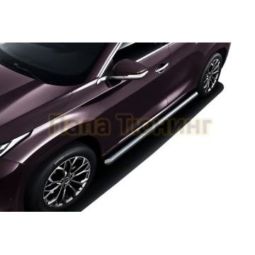 Защита порогов d76 труба Chery Exeed TXL 2021-