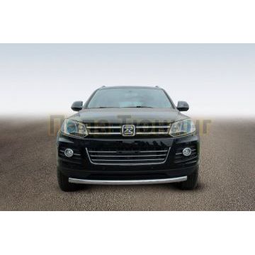 Защита переднего бампера d57 радиусная Zotye T600 2013- Защита переднего бампера d57 радиусная Zotye T600 2013-