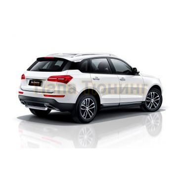 Защита заднего бампера d57 короткая Zotye Coupa 2018- Защита заднего бампера d57 короткая Zotye Coupa 2018-