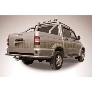Защита заднего бампера d76 UAZ PICKUP 2014-