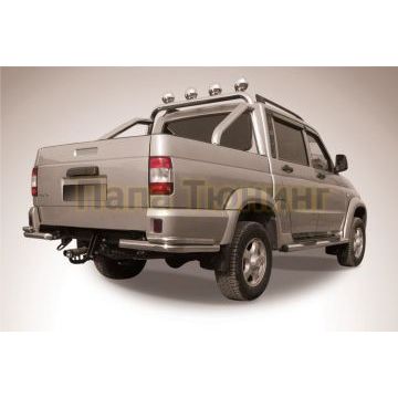 Уголки d57+d42 UAZ PICKUP 2014-