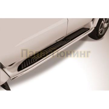 Защита штатного порога d42 UAZ PICKUP 2014-