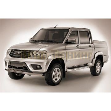 Защита переднего бампера d57 UAZ PICKUP 2014-