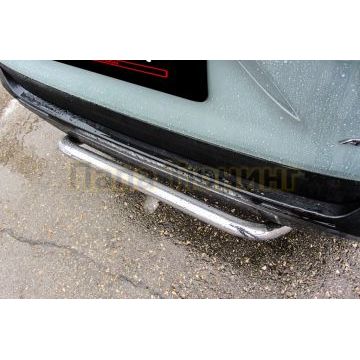 Защита заднего бампера D57 "cкоба" Toyota RAV-4 2018-