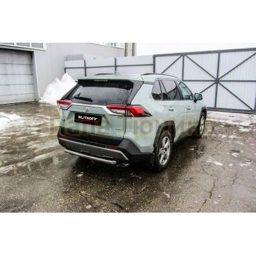 Защита заднего бампера D57 Toyota RAV-4 2018-