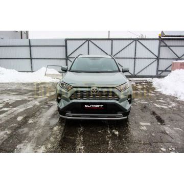 Защита переднего бампера D57 Toyota RAV-4 2018-