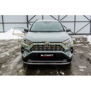 Защита переднего бампера D57 Toyota RAV-4 2018-