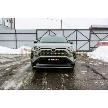 Защита переднего бампера D57 Toyota RAV-4 2018-